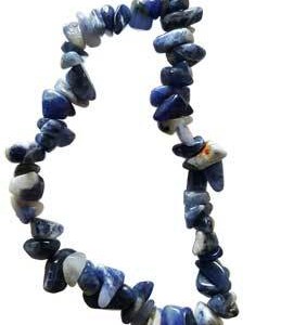 Sodalite chip bracelet