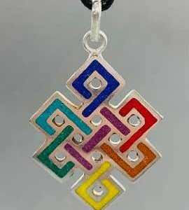 2" Chakra Eternity Knot