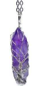 Amethyst Tree of Life double terminated