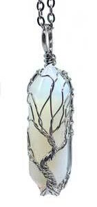Opalite Tree of Life double terminated