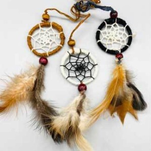 (set of 6) 1 1/2" Dreamcatcher