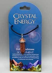 Achievment (gold goldstone) double terminated