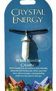 Calming (white howlite) double terminated