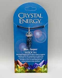 Wisdom (blue jasper) double terminated