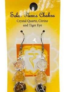 Solar Plexus chakra earrings