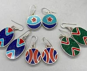 Inlay various earrings