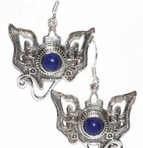 Ganesha lapis earrings