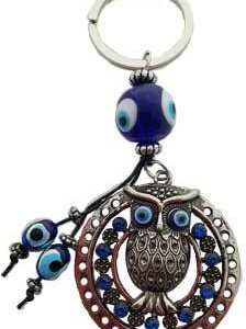 Owl Evil Eye keychain