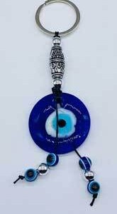Evil Eye with Hand and Elephants