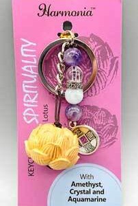 Lotus keychain