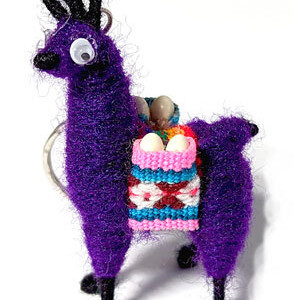 Vision Llama key ring
