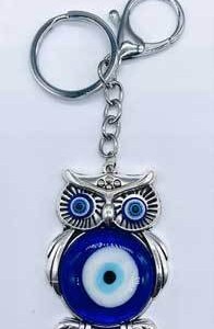 Owl Evil Eye keychain