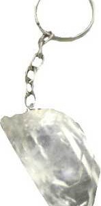 Clear Quartz keychain