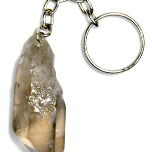 Smoky Quartz keychain
