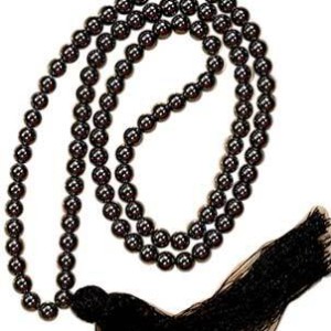 Hematite (man-made) japmala