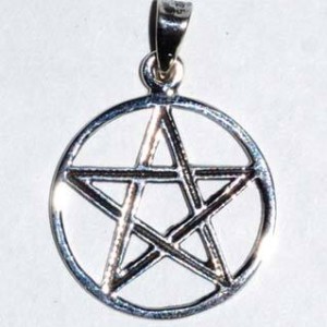 3/4" Pentagram sterling