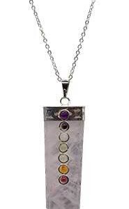 Rose Quartz Chakra necklace