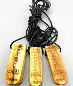 (set of 3) 2" Palo Santo Namaste