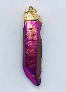 2" Rainbow Quartz pendant