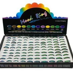 (set of 100) 6mm Mood rings