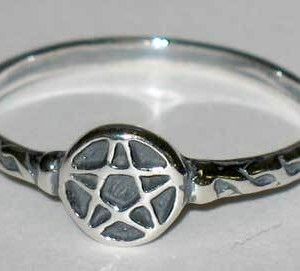 Pentagram ring size 9 sterling