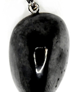Shungite tumbled pendant