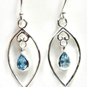 Blue Topaz earrings
