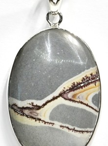 Natural Paintbrush Jasper pendant
