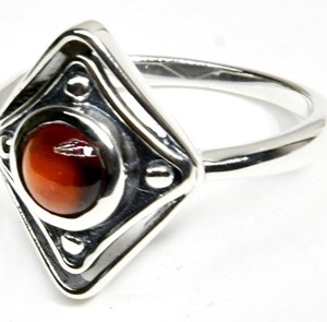 size 8 Hessonite ring
