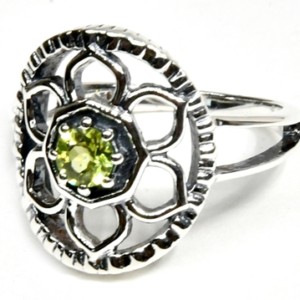 size 7 Peridot ring