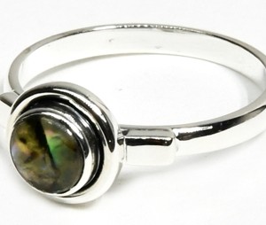 size 9 Abalone Shell ring