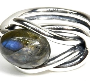 size 9 Labradorite ring
