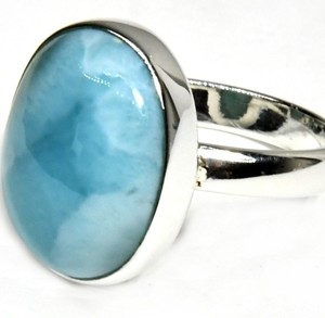 size 7 Larimar ring