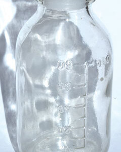4oz Clear Glass Bottle