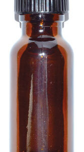 Amber Glass Bottle 1/2 oz