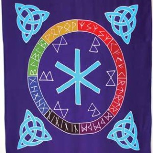 Rune Mother altar cloth or scarve 36" x 36"