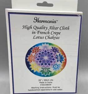 35" dia Chakra Lotus altar cloth