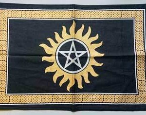 13"x19" Pentagram altar cloth