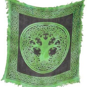 Tree of Life altar cloth 18" x 18"