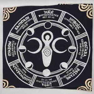 24"x24" Earth Goddess altar cloth