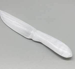 7 1/2" Selenite athame