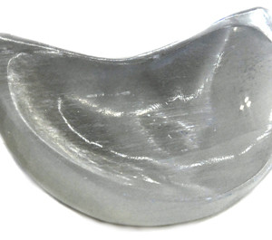 4" Selenite Half Moon bowl