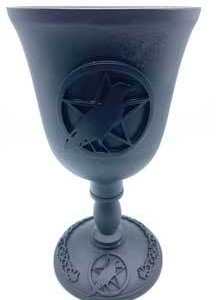 7 5/8" Pentagram & Bird chalice