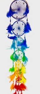 33" Rainbow Chakra dreamcatcher