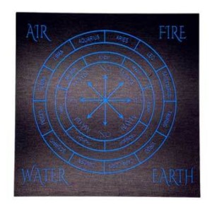 8"x8" Blue Zodiac pendulum board