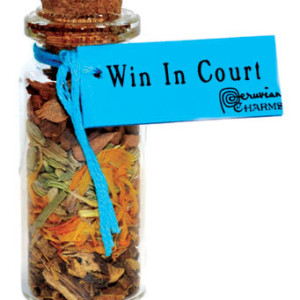 Win in Court pocket spellbottle