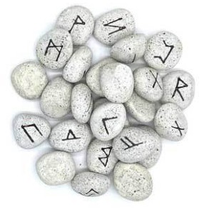 Ceramic rune set