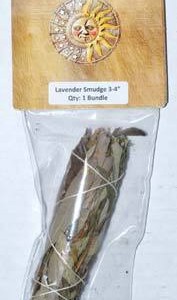 4" Lavender smudge stick