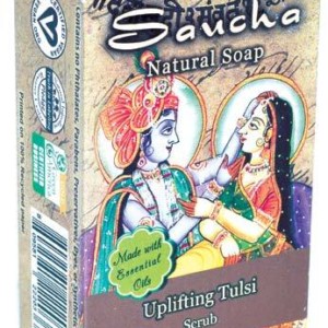 3.5oz Uplifting Tulsi saucha soap