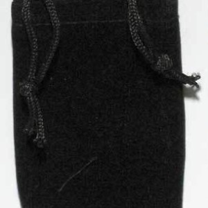 Black Velveteen Bag